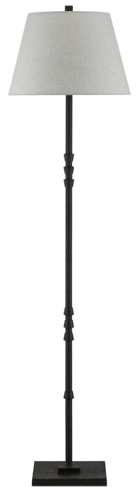 Currey and Company 8000-0049 One Light Floor Lamp, MolÃ© Black