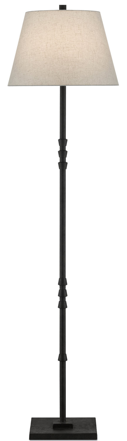 Currey and Company 8000-0049 One Light Floor Lamp, MolÃ© Black