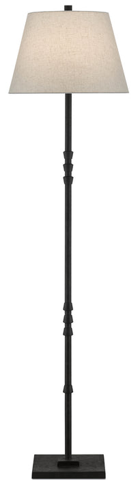 Currey and Company 8000-0049 One Light Floor Lamp, MolÃ© Black