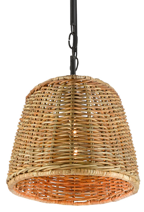 Currey and Company 9000-0462 Six Light Chandelier, Blacksmith/Natural