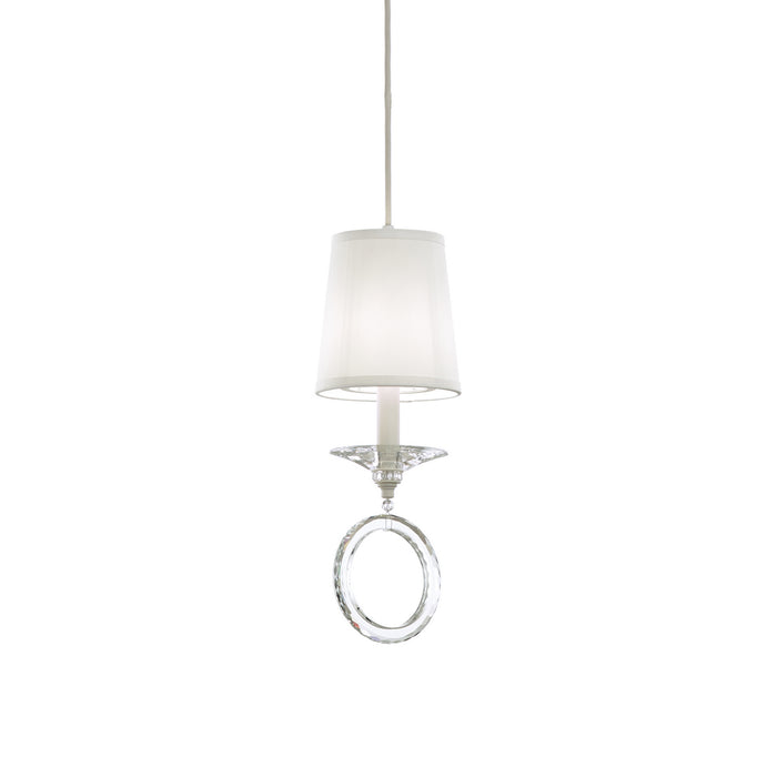 Schonbek MA1003N-06O One Light Mini Pendant, White