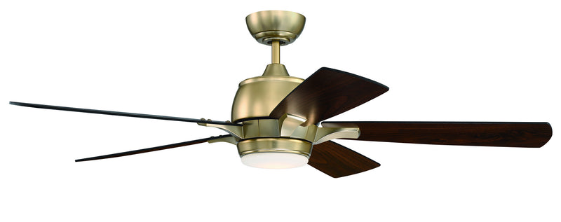 Craftmade STE52SB5 52"Ceiling Fan, Satin Brass