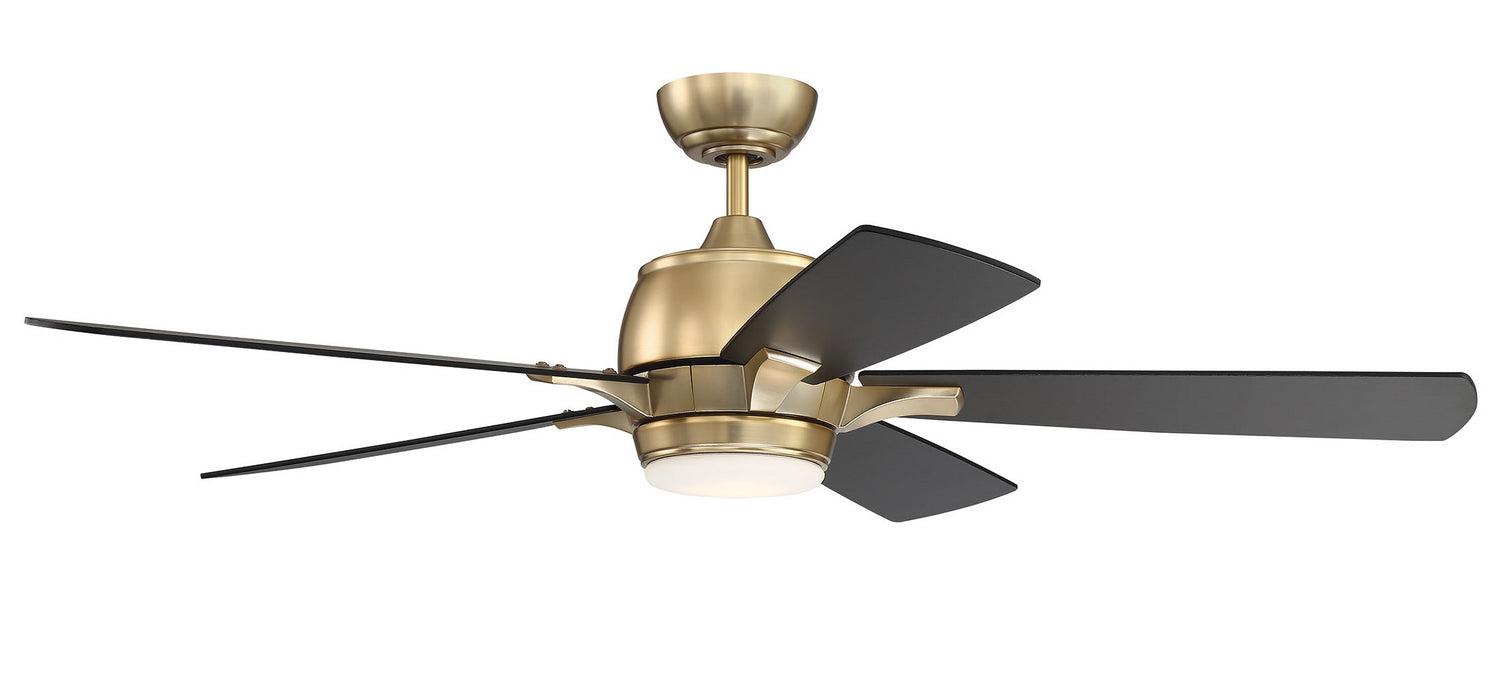 Craftmade STE52SB5 52"Ceiling Fan, Satin Brass