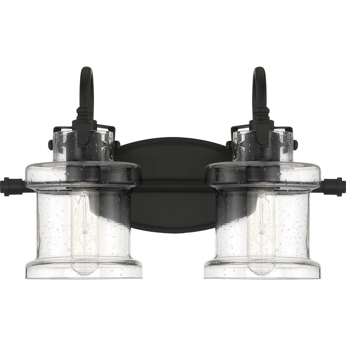 Quoizel DNY8602EK Two Light Bath Fixture, Earth Black