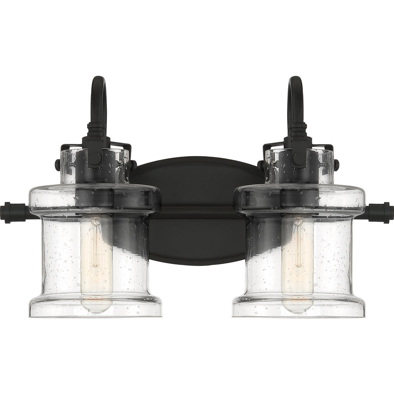 Quoizel DNY8602EK Two Light Bath Fixture, Earth Black