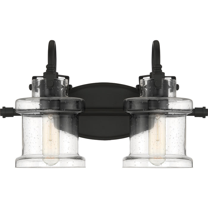 Quoizel DNY8602EK Two Light Bath Fixture, Earth Black