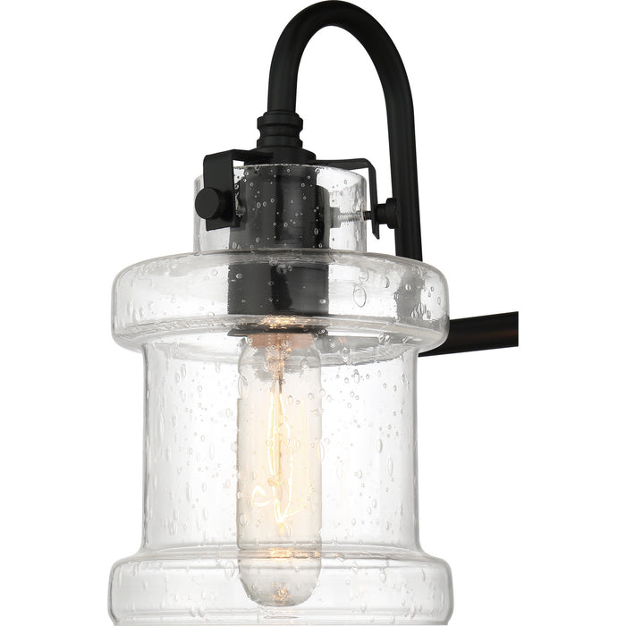 Quoizel DNY8603EK Three Light Bath Fixture, Earth Black