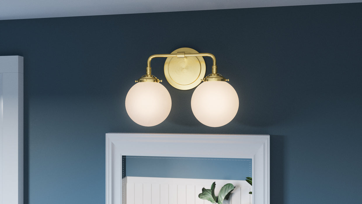 Quoizel LRY8615Y Two Light Bath, Satin Brass