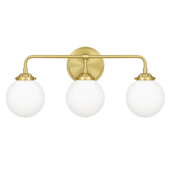 Quoizel LRY8624Y Three Light Bath, Satin Brass
