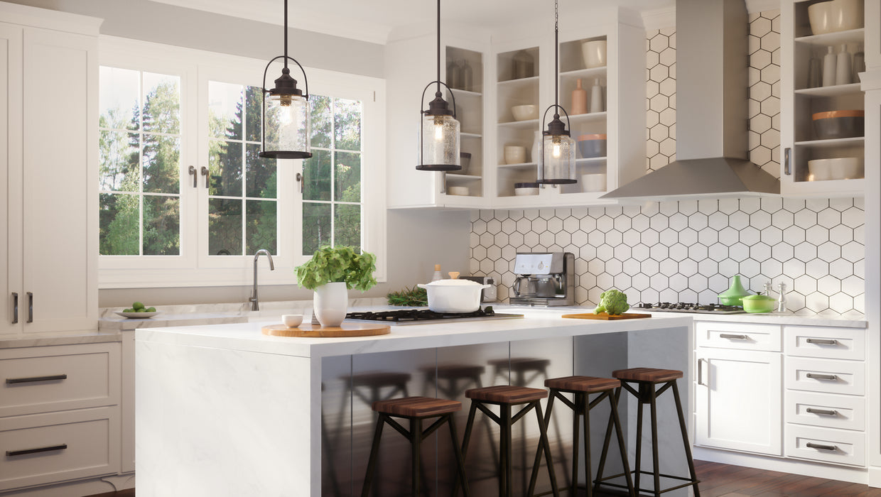 Quoizel QPP2782WT One Light Mini Pendant, Western Bronze