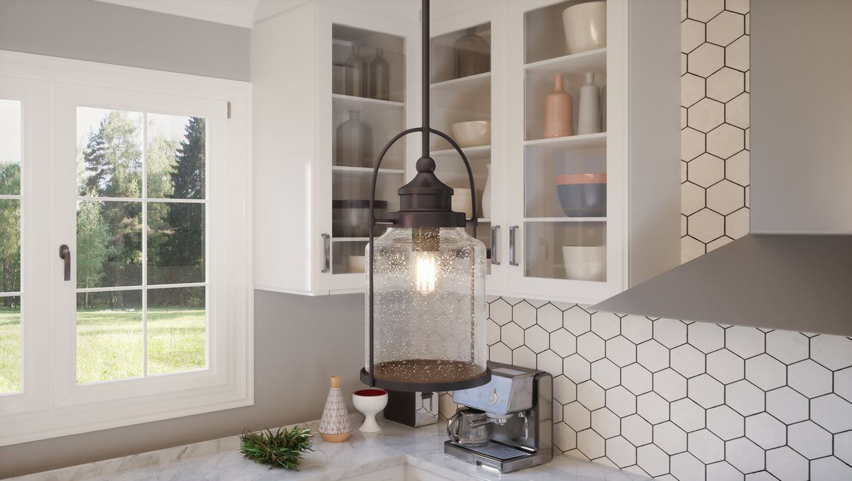 Quoizel QPP2782WT One Light Mini Pendant, Western Bronze