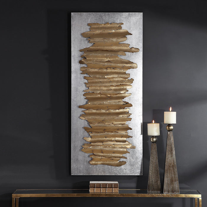 Uttermost 04195 Wall Decor, Antique Gold Leaf