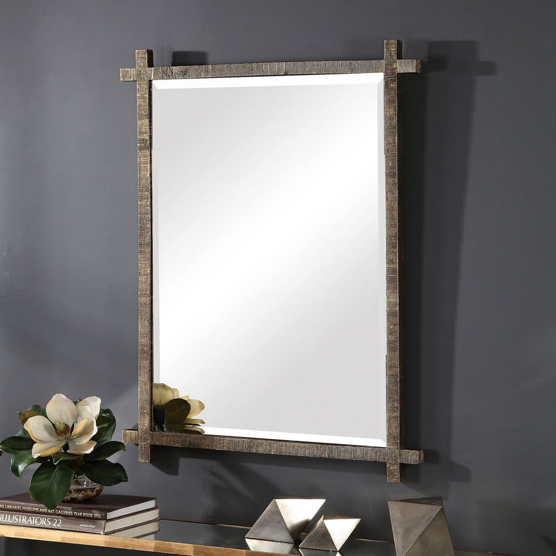 Uttermost 09548 Wall Mirror, Antique Gold