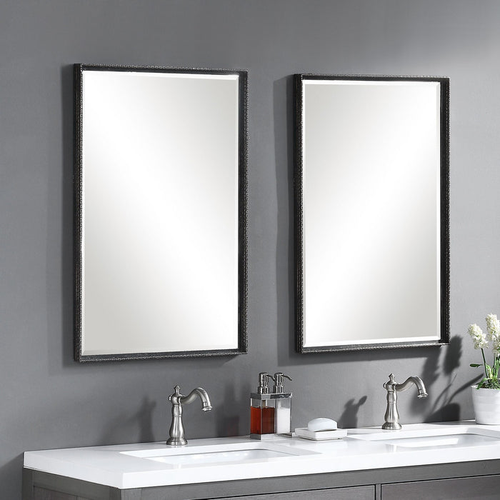 Uttermost 09556 Mirror, Distressed Rustic Bronze