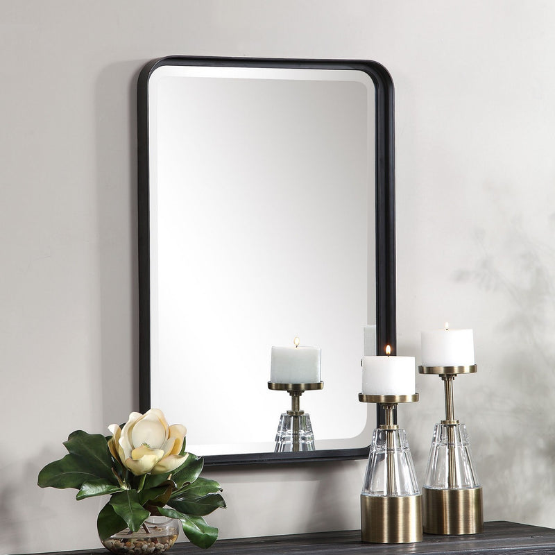 Uttermost 09573 Mirror, Matte Black