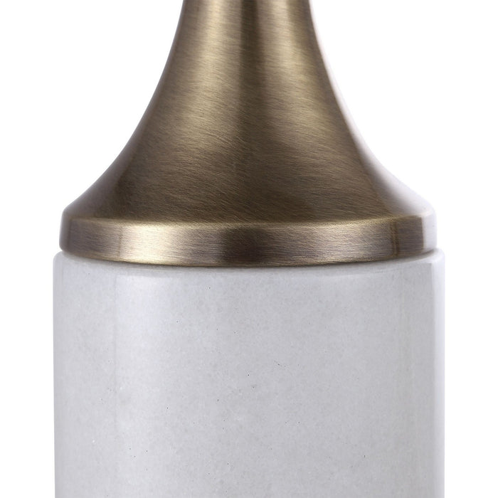 Uttermost 17546 Candleholders, Set/2, Antique Brushed Brass