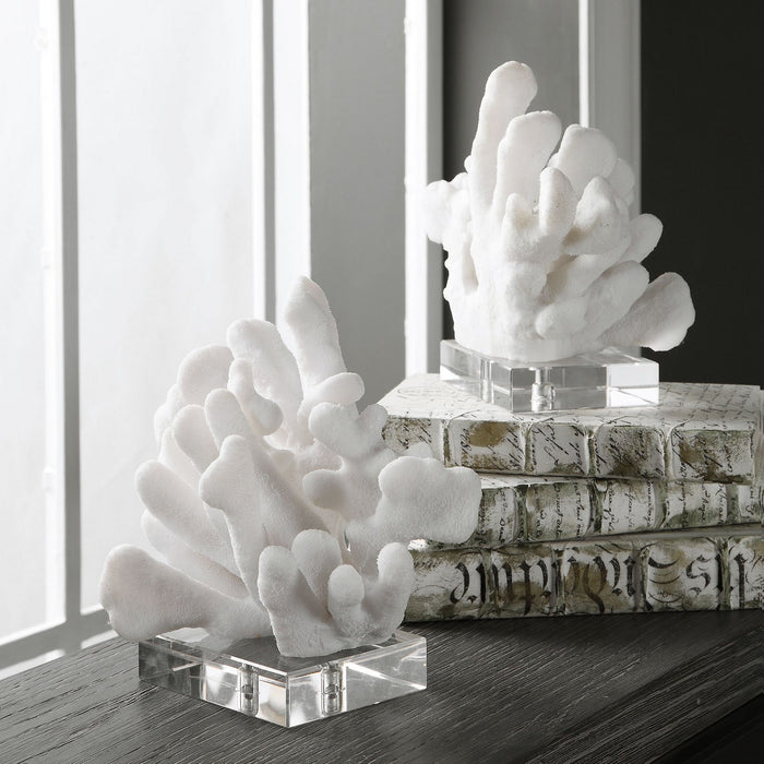 Uttermost 17549 Bookends, Set/2, White