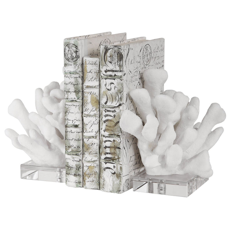 Uttermost 17549 Bookends, Set/2, White