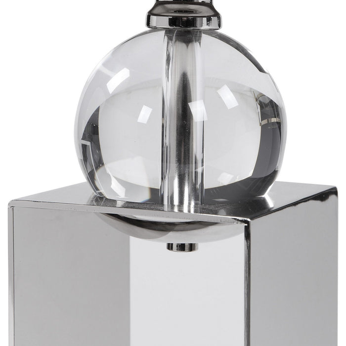 Uttermost 17561 Candleholders, Set/2, Polished Nickel