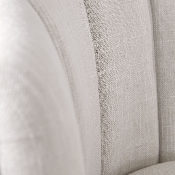 Uttermost 23510 Accent Chair, Polished Nickel
