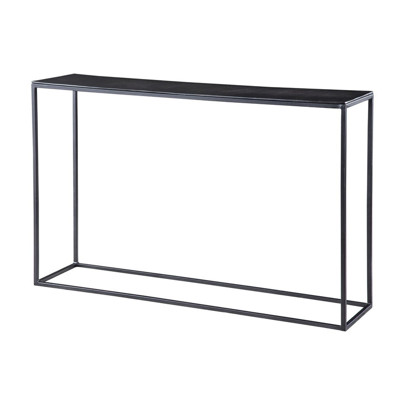 Uttermost 25051 Console Table, Aged Black Iron