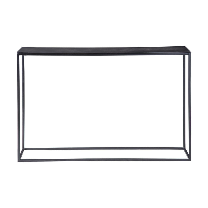 Uttermost 25051 Console Table, Aged Black Iron