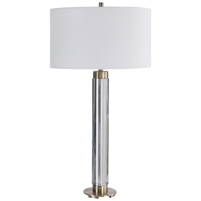 Uttermost 26361 One Light Table Lamp, Antique Brass