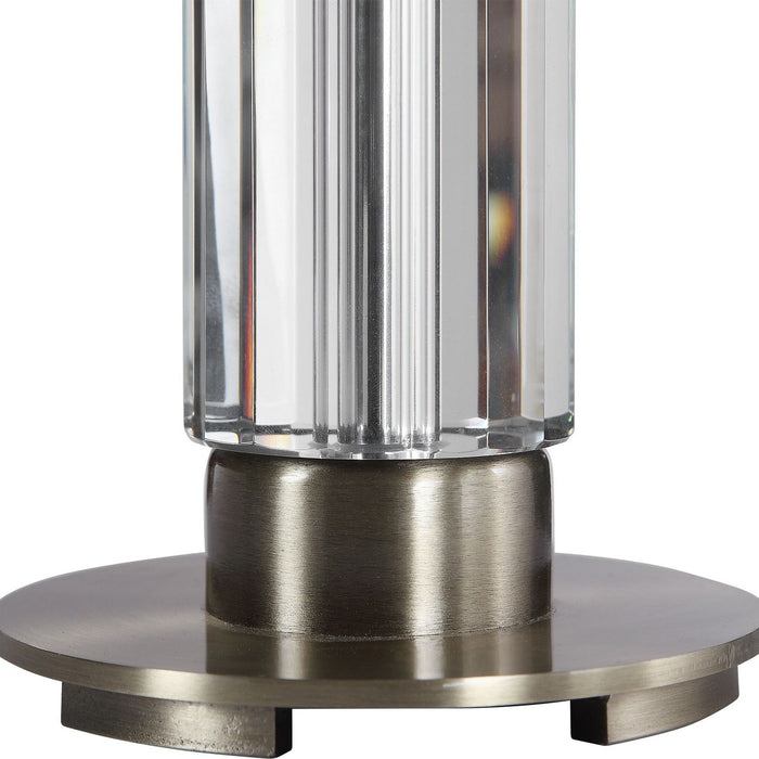 Uttermost 26361 One Light Table Lamp, Antique Brass