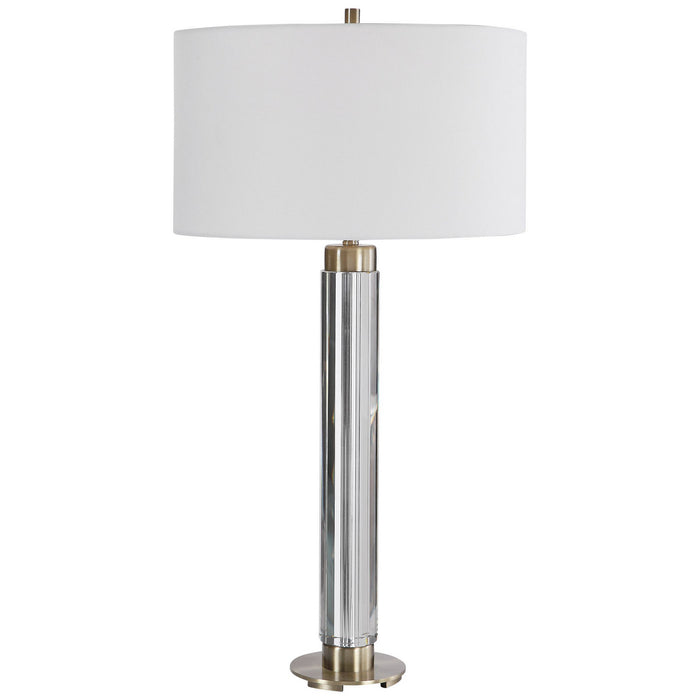 Uttermost 26361 One Light Table Lamp, Antique Brass