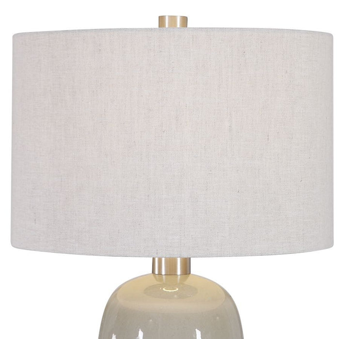 Uttermost 26381-1 One Light Table Lamp, Brushed Nickel