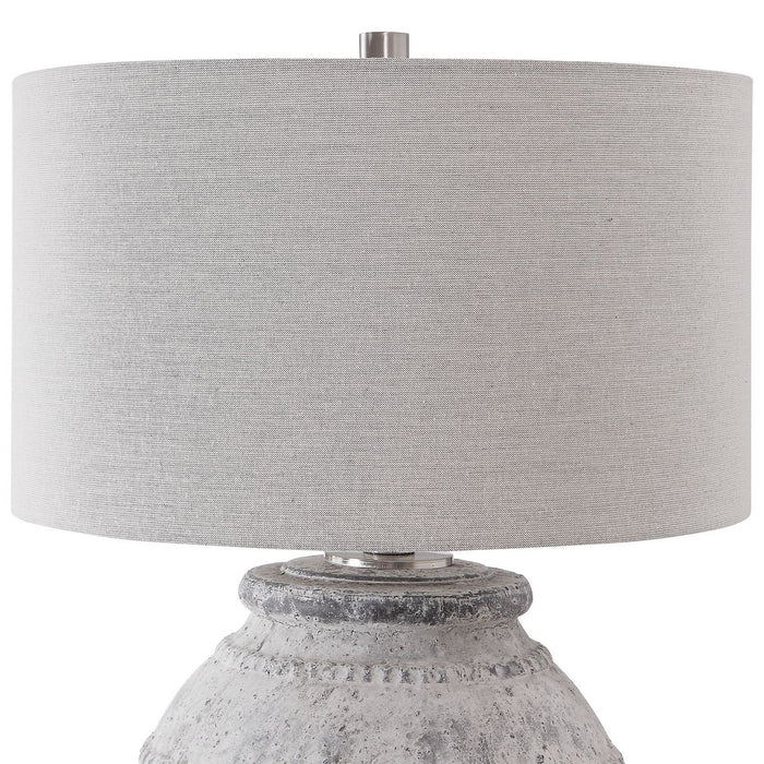 Uttermost 28212-1 One Light Table Lamp, Brushed Nickel