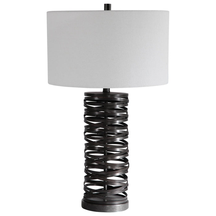 Uttermost 28213 One Light Table Lamp, Aged Rust Black