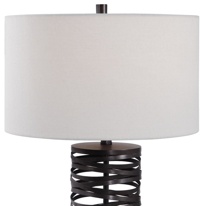 Uttermost 28213 One Light Table Lamp, Aged Rust Black