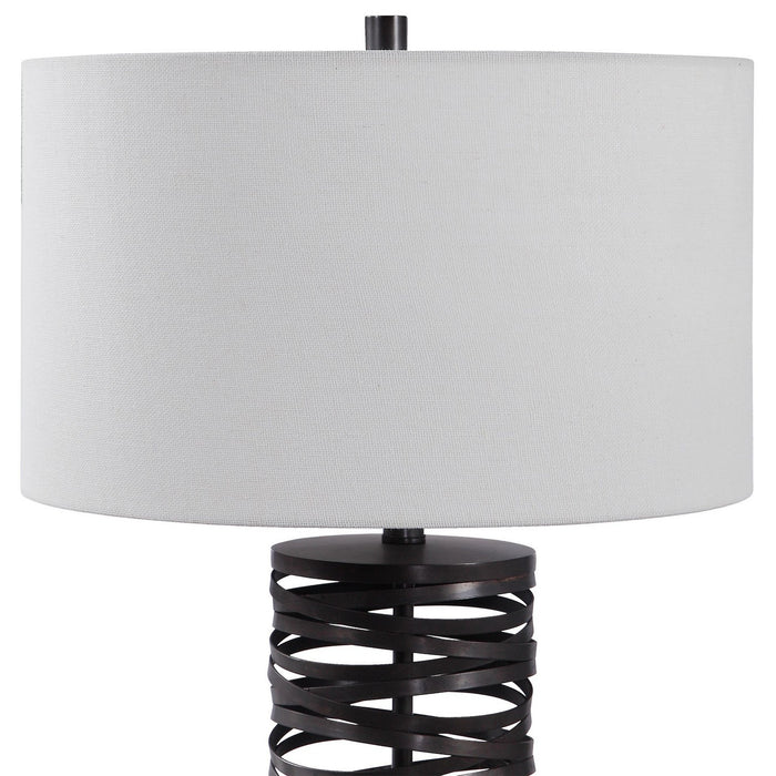 Uttermost 28213 One Light Table Lamp, Aged Rust Black