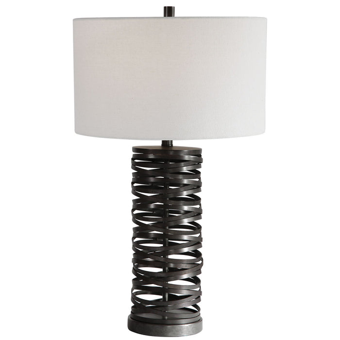 Uttermost 28213 One Light Table Lamp, Aged Rust Black