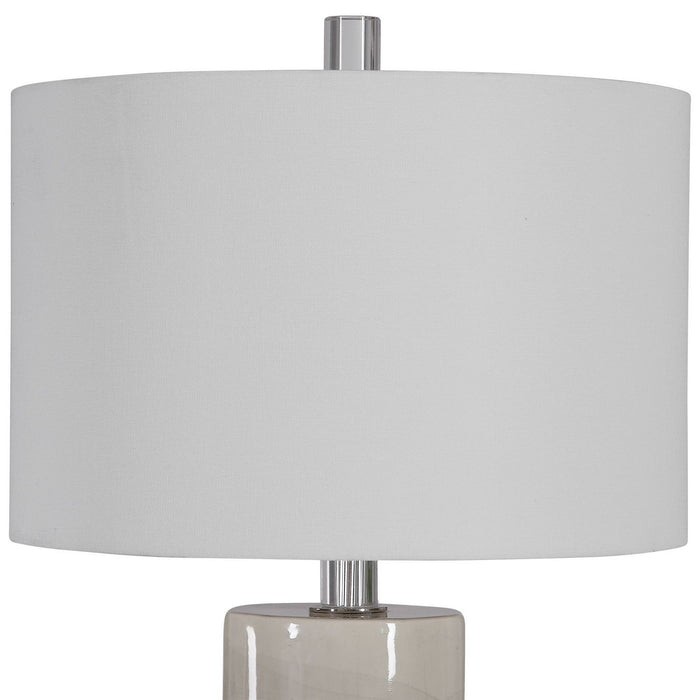 Uttermost 28214 One Light Table Lamp, Polished Nickel