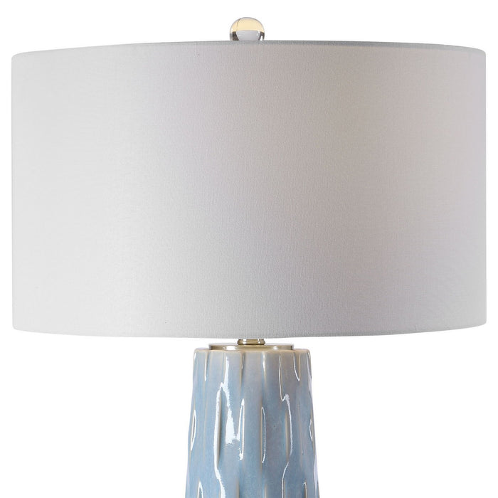 Uttermost 28269 One Light Table Lamp, Brushed Nickel