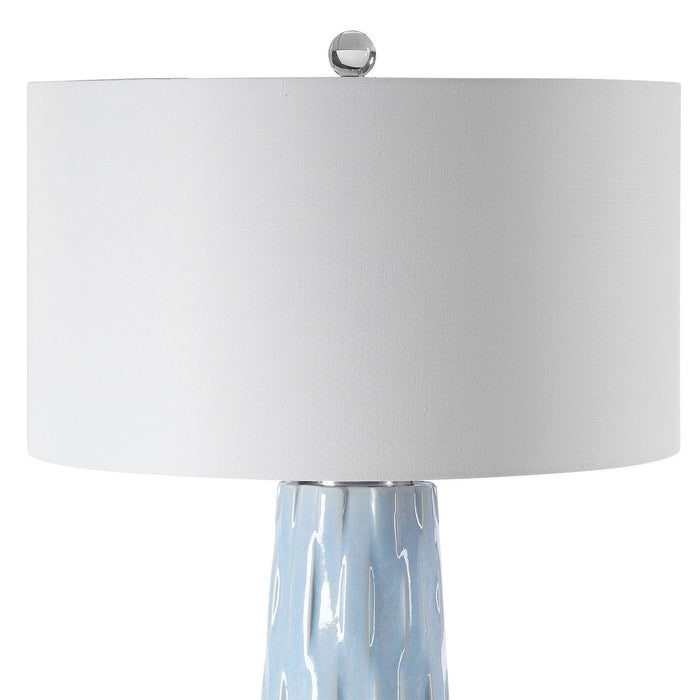 Uttermost 28269 One Light Table Lamp, Brushed Nickel
