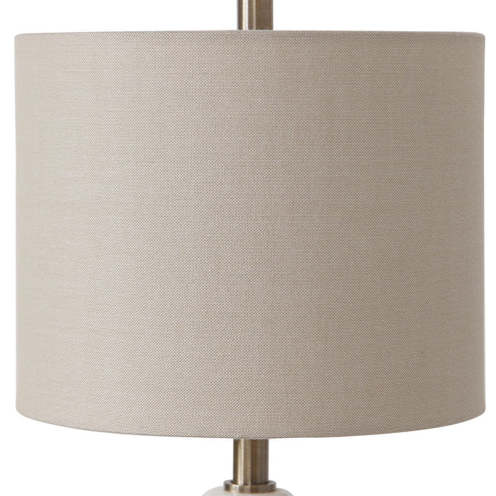 Uttermost 29687-1 One Light Buffet Lamp, Antique Brass