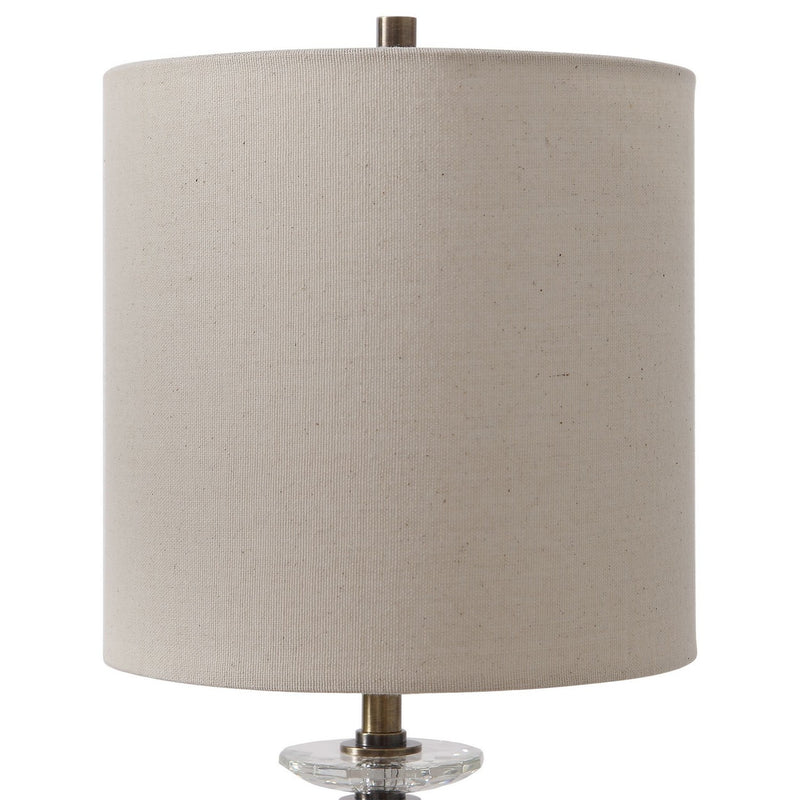 Uttermost 29690-1 One Light Buffet Lamp, Antique Brass