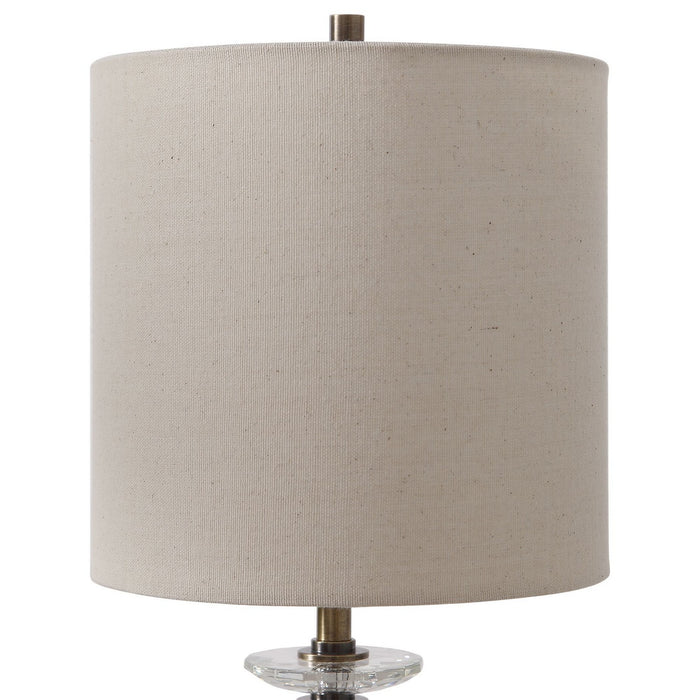 Uttermost 29690-1 One Light Buffet Lamp, Antique Brass