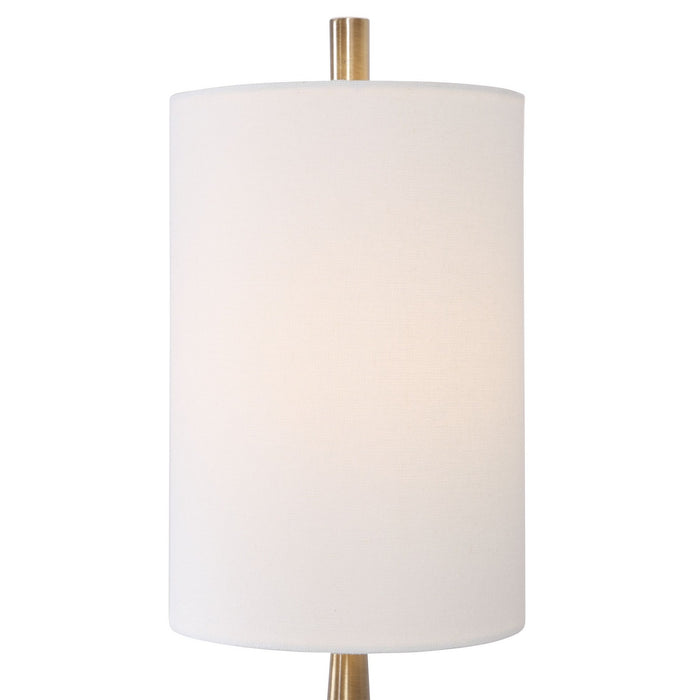 Uttermost 29691-1 One Light Buffet Lamp, Antique Brass