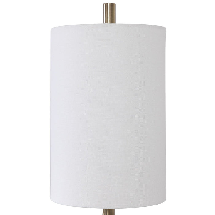 Uttermost 29691-1 One Light Buffet Lamp, Antique Brass