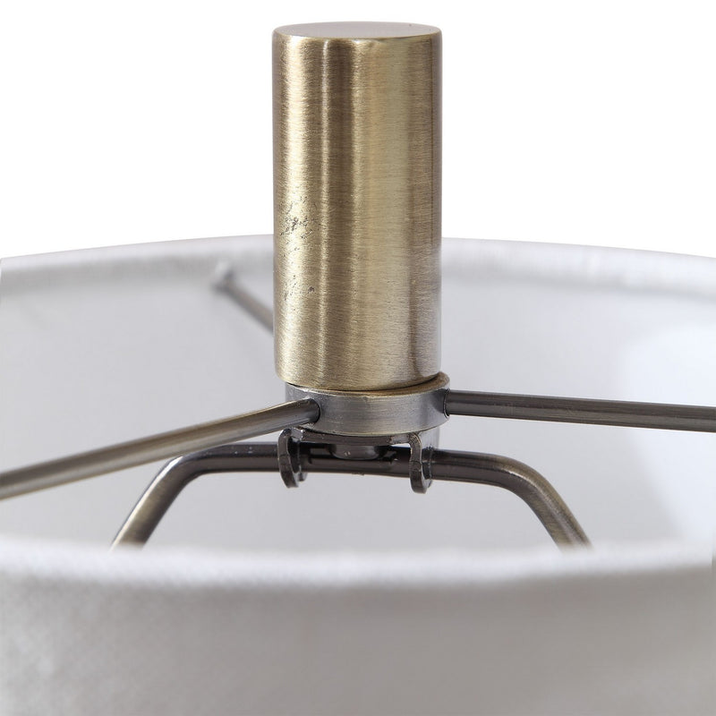 Uttermost 29691-1 One Light Buffet Lamp, Antique Brass