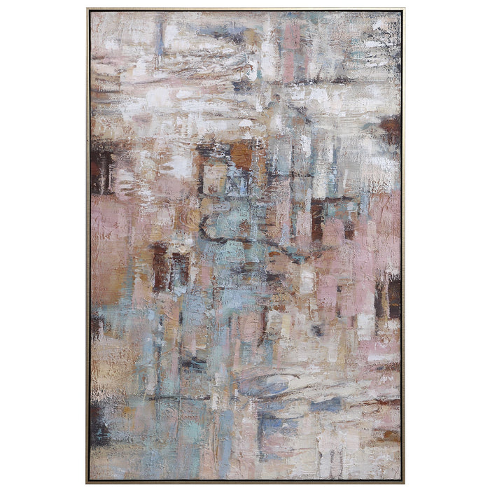 Uttermost 32275 Hand Painted Canvas, Gold Leaf