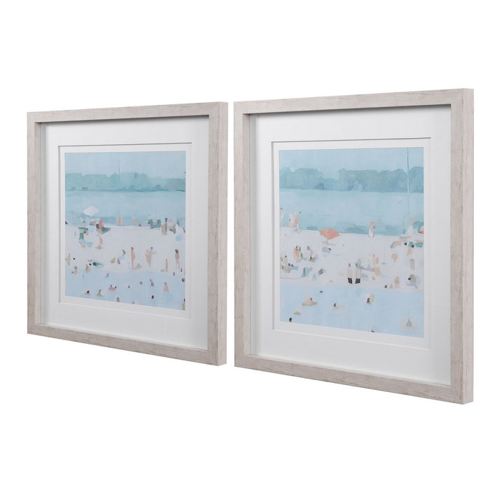 Uttermost 33695 Framed Prints, Set/2, Light Driftwood