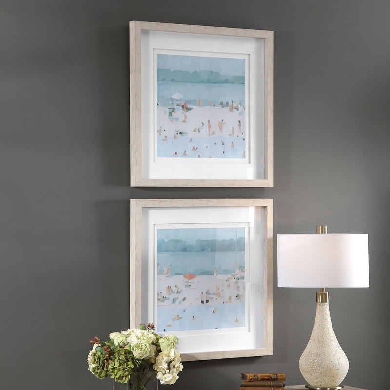 Uttermost 33695 Framed Prints, Set/2, Light Driftwood