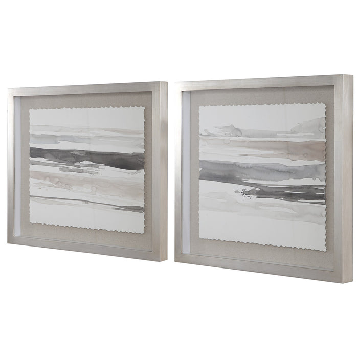 Uttermost 36114 Framed Prints, Set/2, Silver Champagne