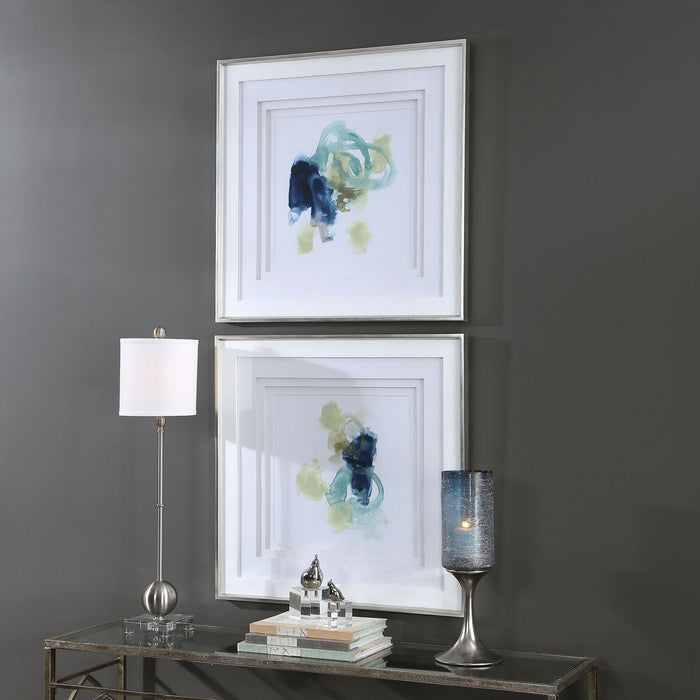 Uttermost 41598 Framed Prints, Set/2, White