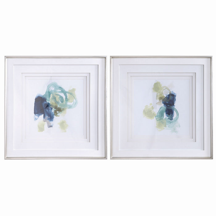 Uttermost 41598 Framed Prints, Set/2, White